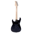 thumbnail image 2 of Lightning Style Guitar with Power Cord/Strap/Bag/Plectrums Black & Dark Blue, 2 of 11
