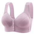 thumbnail image 4 of Everyday Bras for Women Bras for Women 36c Women Bras plus Size Push up Running Bras for Women Compression Bra Medium Support Sports Bras for Women plus Sized Sports Bra Bra Packs under Purple 42, 4 of 4