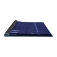 thumbnail image 2 of Ahgly Company Indoor Square Abstract Blue Modern Area Rugs, 5' Square, 2 of 4