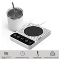 thumbnail image 2 of Calentador de tazas, calentador de café para escritorio con apagado automático, mantiene la temperatura hasta 131 ℉/55 ℃ para la oficina/hogar para calentar café té leche, 2 of 5