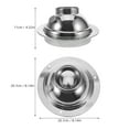 thumbnail image 2 of RUNROTOO Hood Vents for Kitchen Stainless Steel Round Ventilation Cover 1 Set, 2 of 8