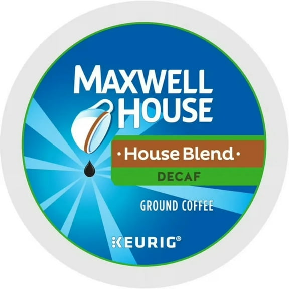 Maxwell House Decaf House Blend Ground Coffee K-Cup Pods 24 ct Box