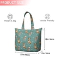 thumbnail image 4 of Chihuahua and Footprints Travel Tote Bags for Women Carry On,Large Weekender Bags for Women Travel,Multi Functional Duffle Bag for Work,Shopping,Sports, 4 of 5