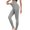 Gray, variant on Tuphregyow Women's Lightweight Striped Athletic Leggings Perfect for Yoga, Running, and Casual Fashion Coffee L