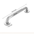 thumbnail image 2 of fastboy Shower Balance Bar with Textured Handle Thickened Safety Bathroom Handrail Professional Hand Grip for Swimming Using No.3, 2 of 6
