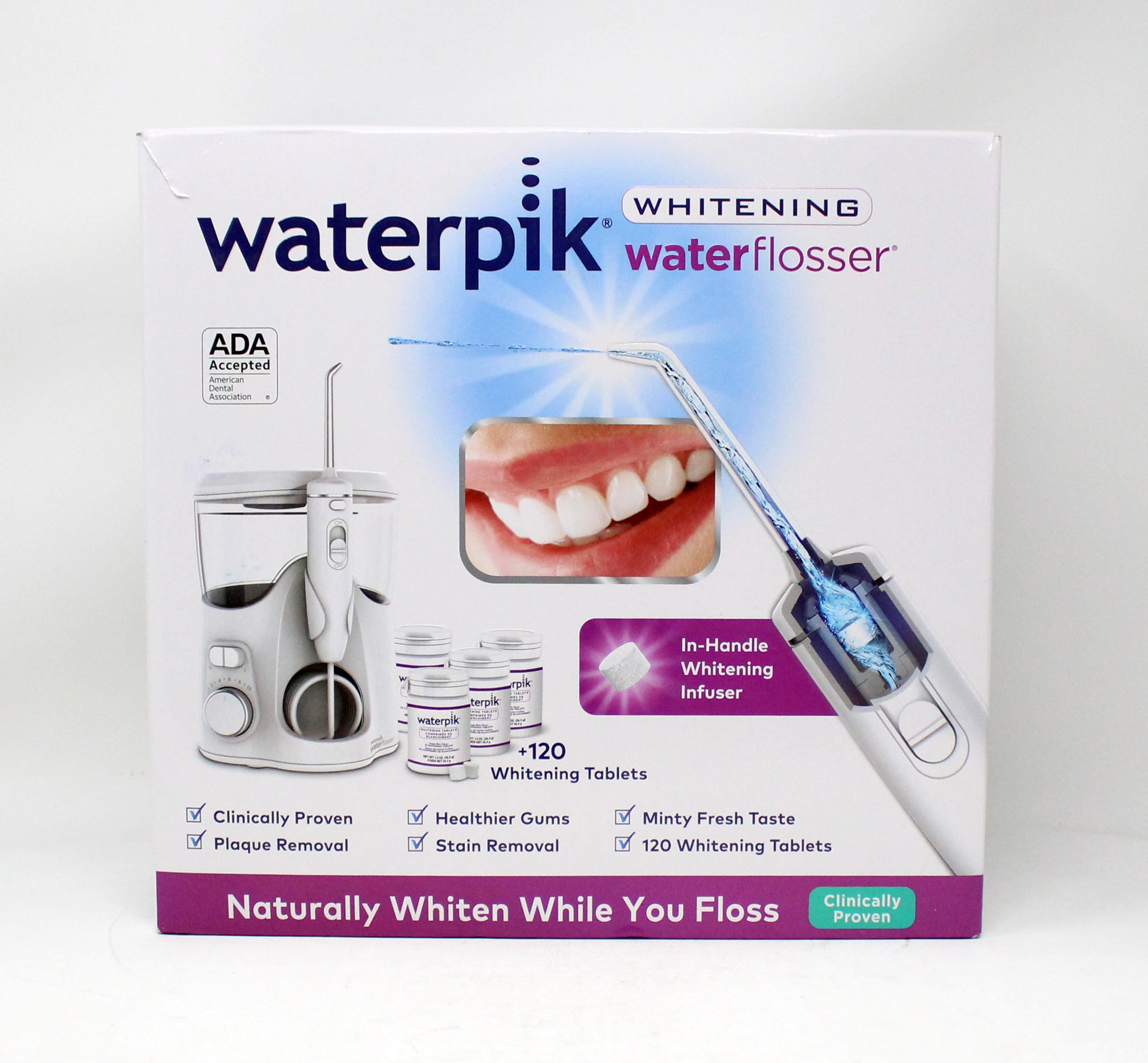WaterPik Whitening WaterFlosser Set White