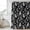 Black, variant on Yellow Paisley Shower Curtain, Waterproof Shower Curtains for Bathroom, Ethnic Vintage Floral Botanical Abstract Washable Fabric Bathtub Curtain Set Bath Decor with 12 Hooks Extra Long 72"x96"