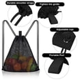 thumbnail image 4 of Greeniant Bolsa de malla con cordón, organizador de compras de pelota de deportes de viaje portátil, ciclismo, Camping, compras, de frutas Ropa Deportiva, Zapatos Greeniant OD022468-00, 4 of 6