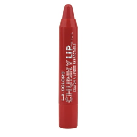 0.12 Ounce Lip Pencil - LA Colors Chunky Lip Pencil, Coral, 0.106 Oz