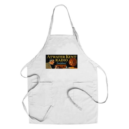 Atwater Kent Radio Atwater Kent Radio Vintage Poster (artist: Barclay) USA c. 1927 (Cotton/Polyester Chef's Apron) ()