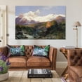 thumbnail image 3 of The Teton Range By Thomas Moran Art Prints Paintings Canvas Poster Picture Print Wall Art Poster Painting Canvas Posters Artworks Gift Room Aesthetic 24x36inch(60x90cm), 3 of 6
