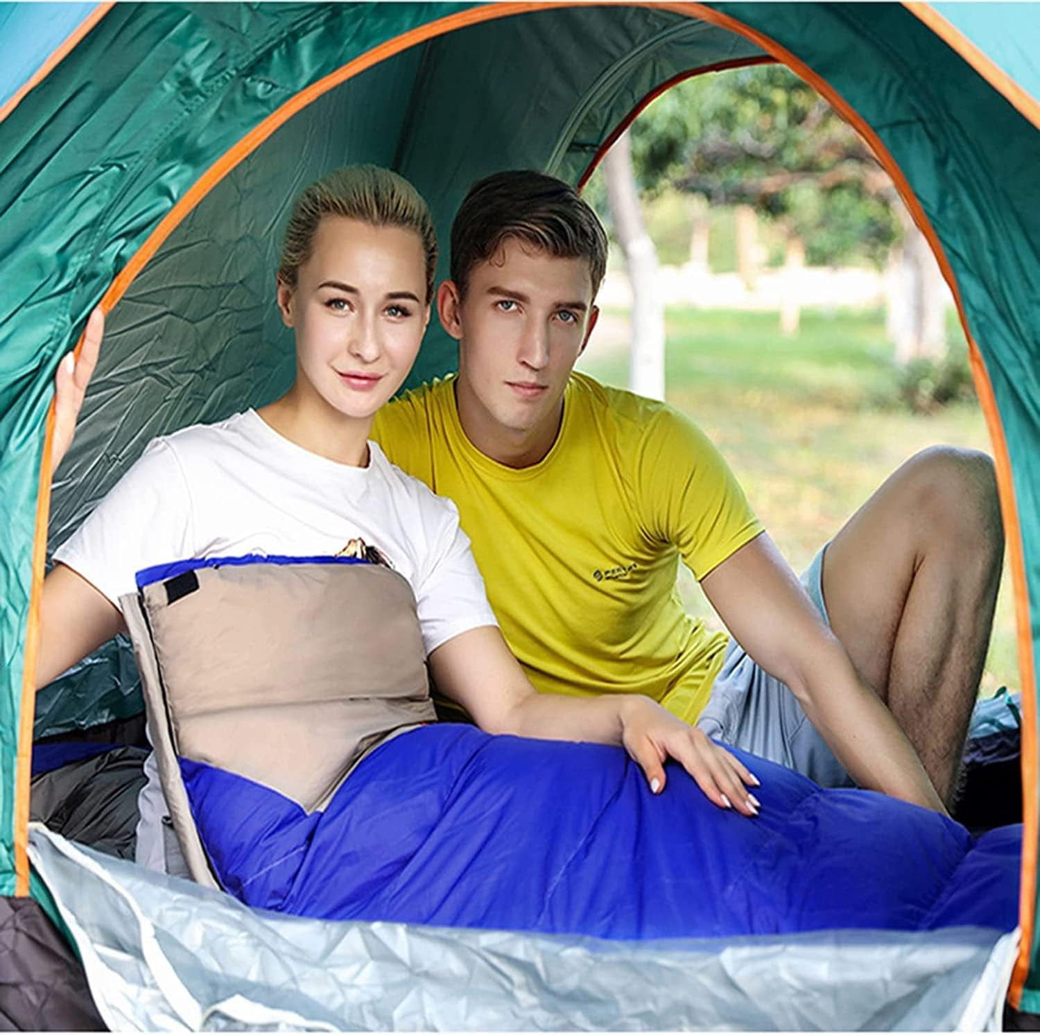 Sleeping Bags for Adults Children Comfortable 3 Season Spring Autumn Winter Sleeping Bag Thickened Sleeping Bag for Camping Hiking Outdoor