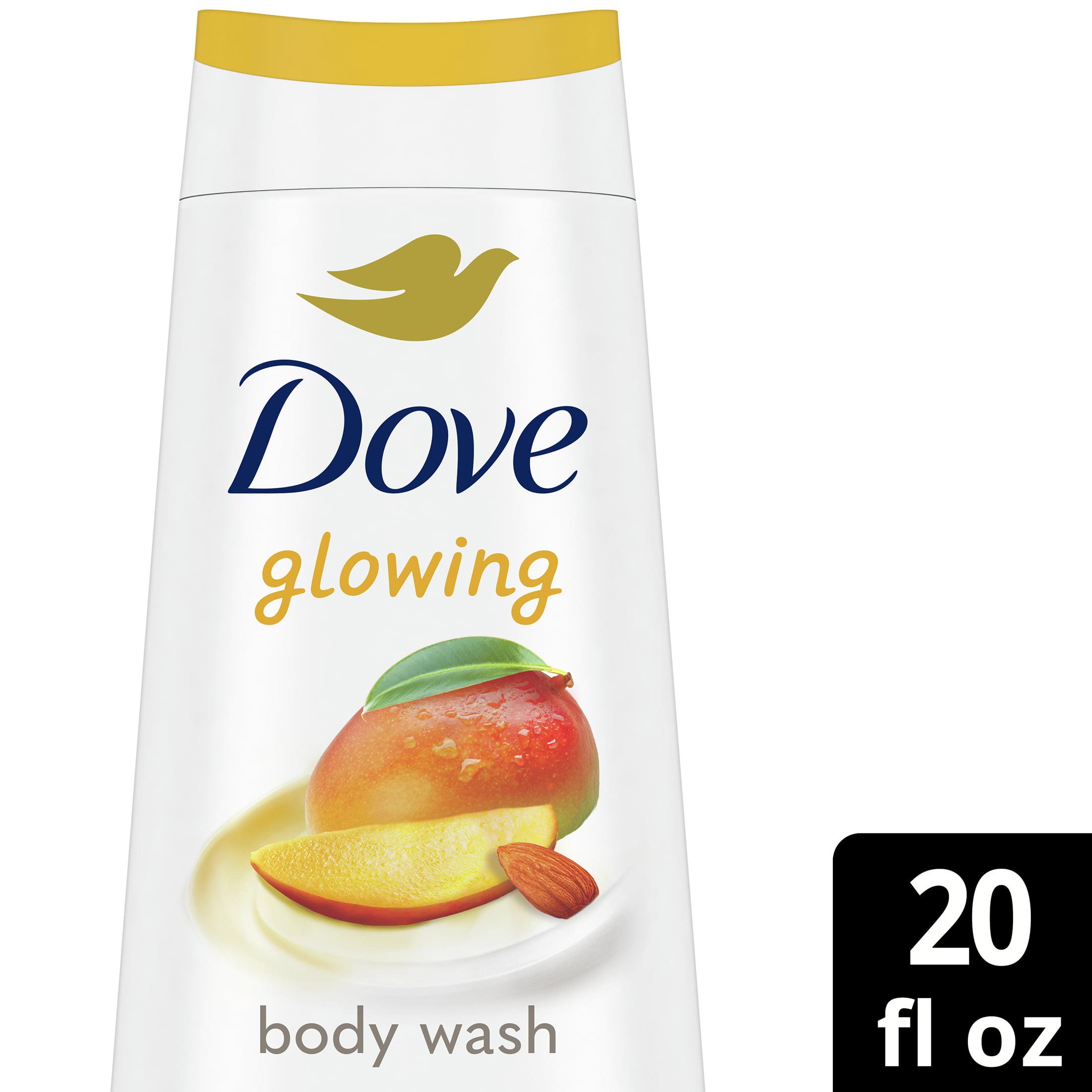 Dove Glowing Long Lasting Gentle Women's Body Wash All Skin Type, Mango and Almond Butter, 20 fl oz - image 3 of 11