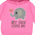 thumbnail image 3 of Inktastic My Gigi Loves Me Grandchild Toddler Hoodie, 3 of 4