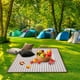 thumbnail image 3 of Xihbxyly Alfombra de Viaje para Exteriores, Tapete de Picnic Antiarena, Manta de Playa Impermeable, Tamaño Grande para Familias, Multiusos, Fácil de Limpiar, 150 X 100 Cm, Diseño Portátil., 3 of 5