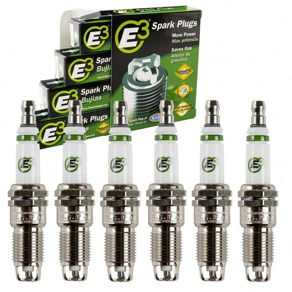 6 pc E3 Spark Plugs compatible with Ford Escape 3.0L V6 2009-2012