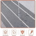 thumbnail image 4 of Nvzi Table Cloth Tassel Cotton Linen Table Cover for Kitchen Dinning Wrinkle Free Table Cloths (Grey Lines, 60in Round), 4 of 4
