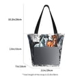 thumbnail image 5 of Gaeub Four Running Horses Printed Tote Bag Grocery Bag Reusable Shoulder Bag with Zip for School Kitchen Park DIY, 5 of 9