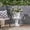 Antique White HI, variant on Large Square MGO Planter 35.25 Inches for Outdoor Patio, Lightweight Concrete Plant Pot Black