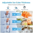 thumbnail image 6 of Ecojoy Commercial Ice Maker, 200Lbs/24H Under Counter Ice Machine, 400W Compressor 40LBS Storage Bin, 6 of 8