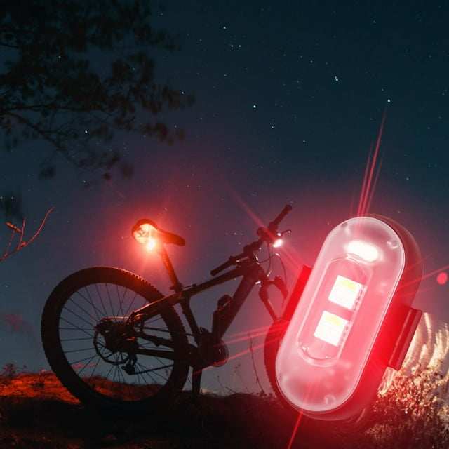 Xihbxyly Luz Estroboscópica Led Inalámbrica, Modos de Parpadeo Multicolor, Activación Por Control Remoto o Botón, Impermeable, Recargable Por Usb, Multiusos para Coche, Motocicleta, Dron, Bicicleta E