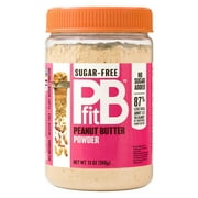 Pbfit Sugar-Free, Made with Erythritol and Monk Fruit, All-Natural Peanut Butter Powder 368G (13 Ounces)