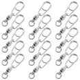 thumbnail image 3 of 30 Pcs Émerillons Ronds en Acier Inoxydable Remplacement Émerillons Accessoire de Pêche, 3 of 8