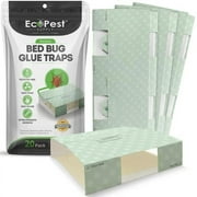Bed Bug Glue Traps  20 Pack | Sticky Indoor Interceptor Trap, Monitor, and Detector for Treatment of Bed Bugs