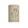thumbnail image 3 of Luxury Lighting Mirage Flats 15" High Ceramic Outdoor, Wall Mount, Cottonwood Painted Finish, 120VAC, LED Bulb Included, 3 of 3