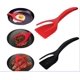 thumbnail image 4 of Silicone Spatula Frying Egg Clip Flip Spatula (black) (1pcs), 4 of 4