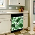 thumbnail image 3 of Palm Leaf Realistic Vivid Leaves of Palm Tree Dishwasher Magnet Cover Decorative Sticker for Home Cabinet Kitchen 23" x26", 3 of 5