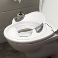 thumbnail image 2 of Adaptador de WC para Niños,Reductor WC Niños,Asiento de Inodoro para Ninos con cojín antideslizante, con Respaldo Reposabrazos,Blanco esquí esquí Gafas de esquí, 2 of 5