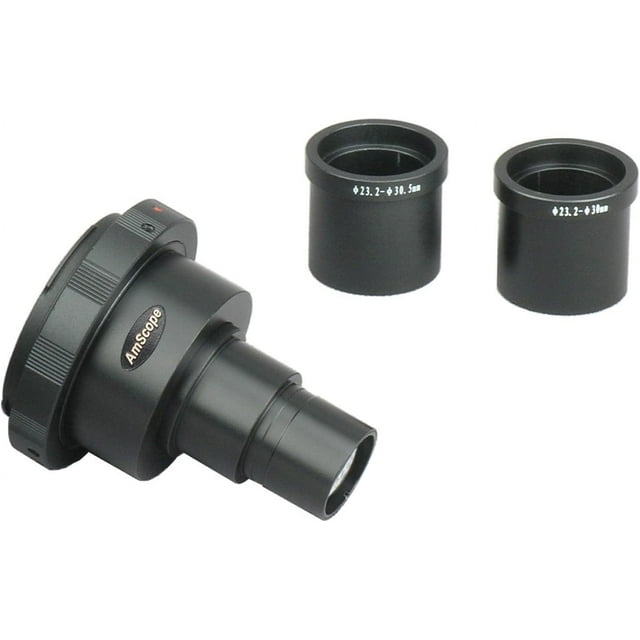 Adaptador de cámara AmScope CA-CAN-SLR-III para microscopios Canon