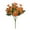 Fake Mum Flowers-Orange, variant on Artificial Orange Mum Flowers, 2 Faux Silk Daisy Bundles for Fall Planters, Porch, Patio, Vase and Garden Decor