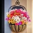 thumbnail image 3 of Artificial Flowers Outdoor No Fade UV Resistant Fake Plastic Flowers Faux Plants for Garden Patio Porch Window Box Home Wedding Farmhouse Hanging Décor, 3 of 5