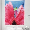 thumbnail image 1 of Nature Tapestry, Tiny Little Tree Frog on Gerbera Flower Nature Moments Shoots Art, Fabric Wall Hanging Decor for Bedroom Living Room Dorm, 5 Sizes, Pink Green Blue, by Ambesonne, 1 of 1