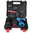 thumbnail image 1 of 48VF Electric Cordless Impact Hammer Drill Rechargeable Adjust Power Tools US Plug AC 100‑240VAC, 1 of 14