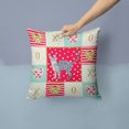 thumbnail image 2 of California Spangled 1 Cat Love Fabric Decorative Pillow Red, 2 of 4
