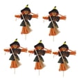 thumbnail image 3 of 5 piezas de adornos de bruja de Halloween con postes de inserción Decoración de Halloween para 155 cm naranja negro, 3 of 9