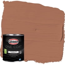 Glidden One Coat Interior Paint and Primer, Nutmeg / Brown, 1-Quart, Eggshell