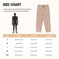 thumbnail image 3 of Sikiie Beige Sparkling Glitter Women’s Ultra-Soft Comfy Lounge Pants Sleepwear Comfy Lounge Pants Drawstring Sleep Bottoms with PocketsLarge, 3 of 6