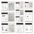 thumbnail image 2 of Nuevo juego de troqueles de corte de metal navideños o sellos transparentes para tarjetas de felicitación de cumpleaños, regalos, bricolaje, relieve, álbumes de recortes, nuevo, 2 of 5