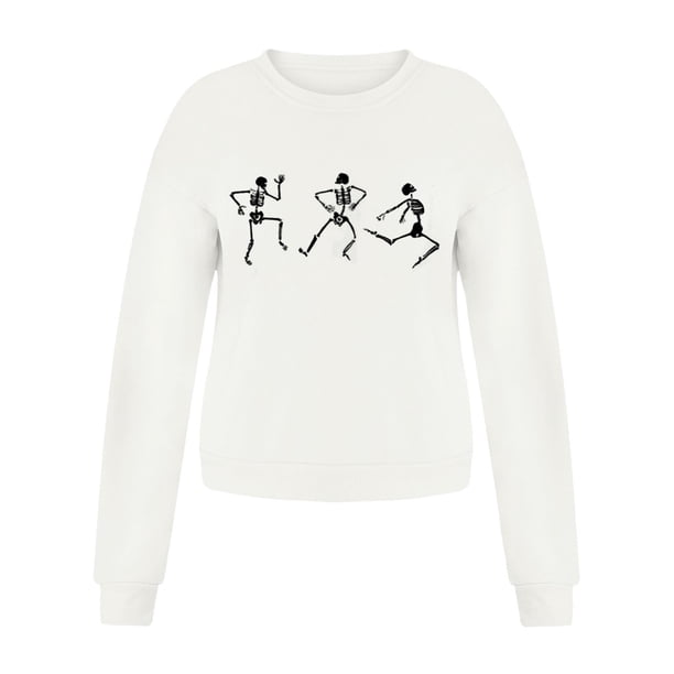 Jersey de manga larga BLESIY con cuello sólido informal estampado suéter L