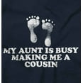 thumbnail image 2 of Proud Niece Nephew Excepting Auntie Romper Boys or Girls Infant Baby Brisco Brands 24M, 2 of 7