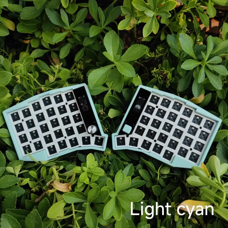 Sofle Split Keyboard Bluetooth Dual Mode Zmk Scheme RGB Hot Swap Custom with View Directional Rocker Knob Screen Keyboard
