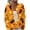 Earthy Yellow, variant on Halloween Cardigan Sweaters for Women Knit Ghost Moon Pumpkin Print Button Up Casual Outfits Funny Printed Holiday Party Coat Tops Green S