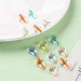 thumbnail image 6 of 500gs Transparent Acrylic Beads Teardrop Mixed color 14.5x9.5mm Hole: 1.6mm about 600pcs/500g Multi-color, 6 of 6