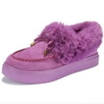 thumbnail image 3 of LUXUR Winter Shoes for Womens Moccasin House Slippers Slip On Ankle Boots Indoor & Outdoor, 3 of 8