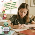 thumbnail image 5 of 4THFARMES Mini Funny Turtle Teacher Appreciation Gifts for Women Men, End of Year Thank You Teacher Gifts Ideas, Personalized Cool Small Cute Stuff Things, Handmade Emotional Positive Crochet Turtle, 5 of 10