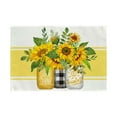 thumbnail image 1 of Cheerful Sunflower Watermelon Linen BBQ Mat Fire Mat Heat Durable Table Protector for Outdoor Dining Picnic Party, 1 of 7